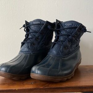 Sperry Women's Navy Duck Boots